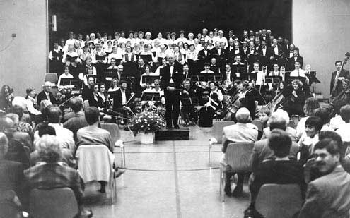 Das Galakonzert mit »La Chorale Arioso de Caen« in Schwieberdingen.