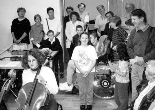 Öffentliche Probe für das erste Konzert im neuen Bürgerhaus Schwieberdingen.